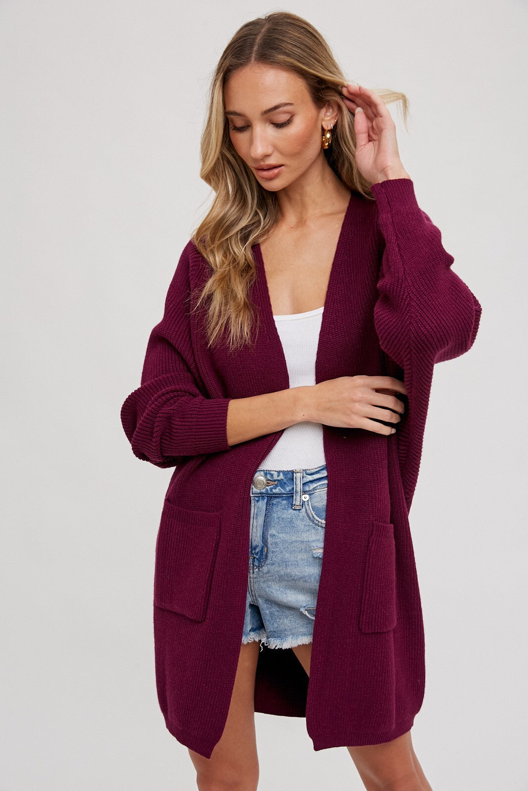 Wild Plum Duster Cardigan