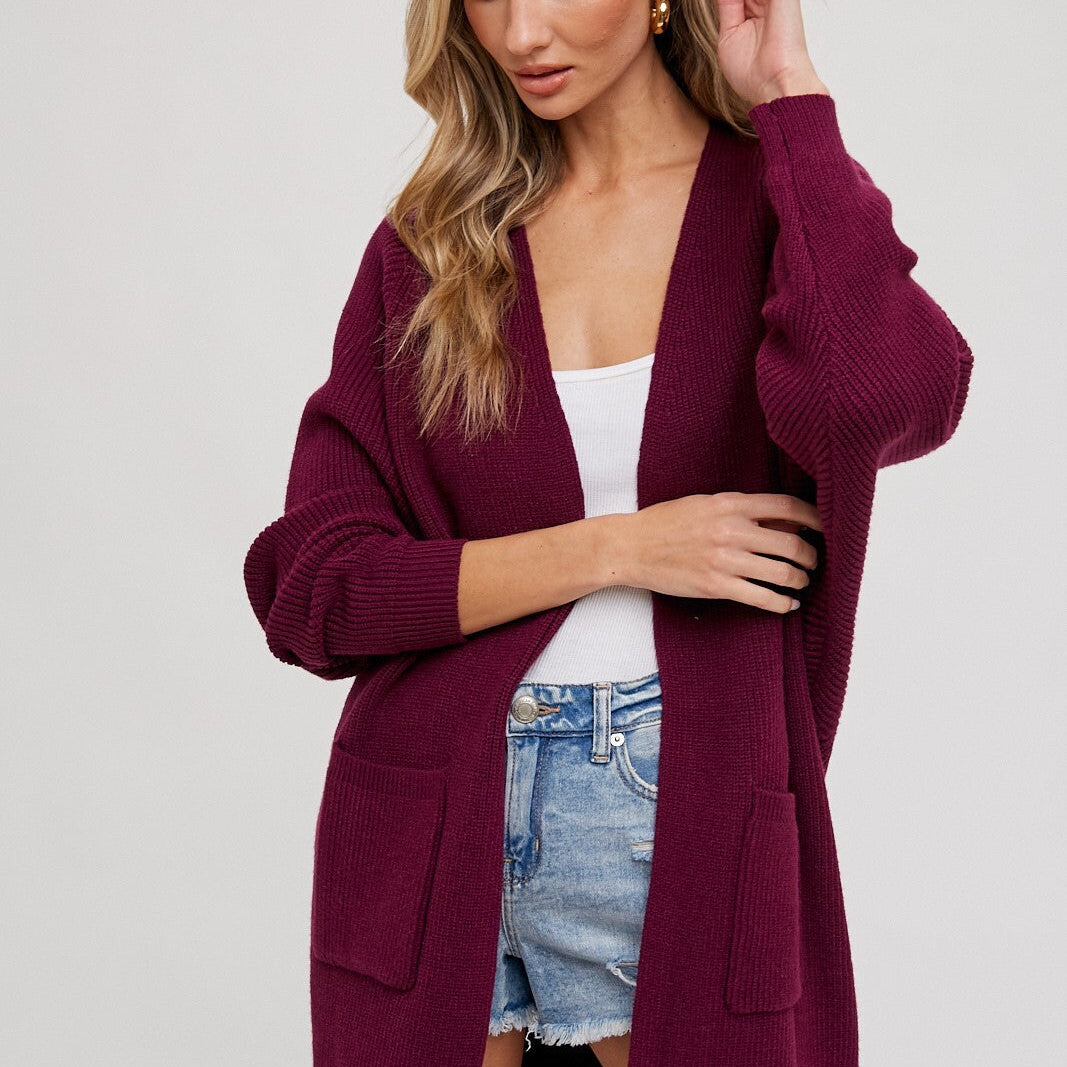 Wild Plum Duster Cardigan