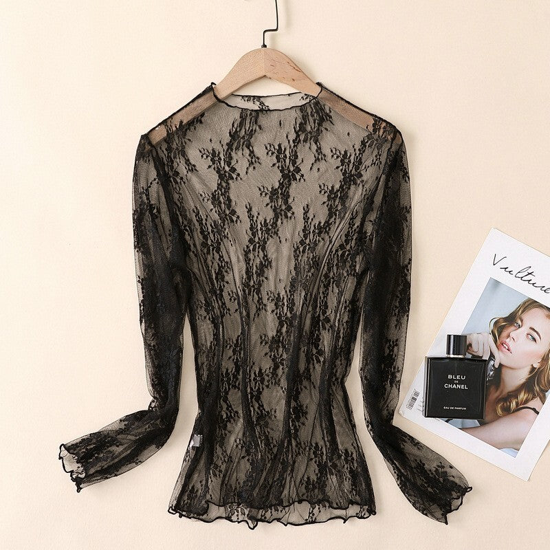 Floral Veil Lace Top