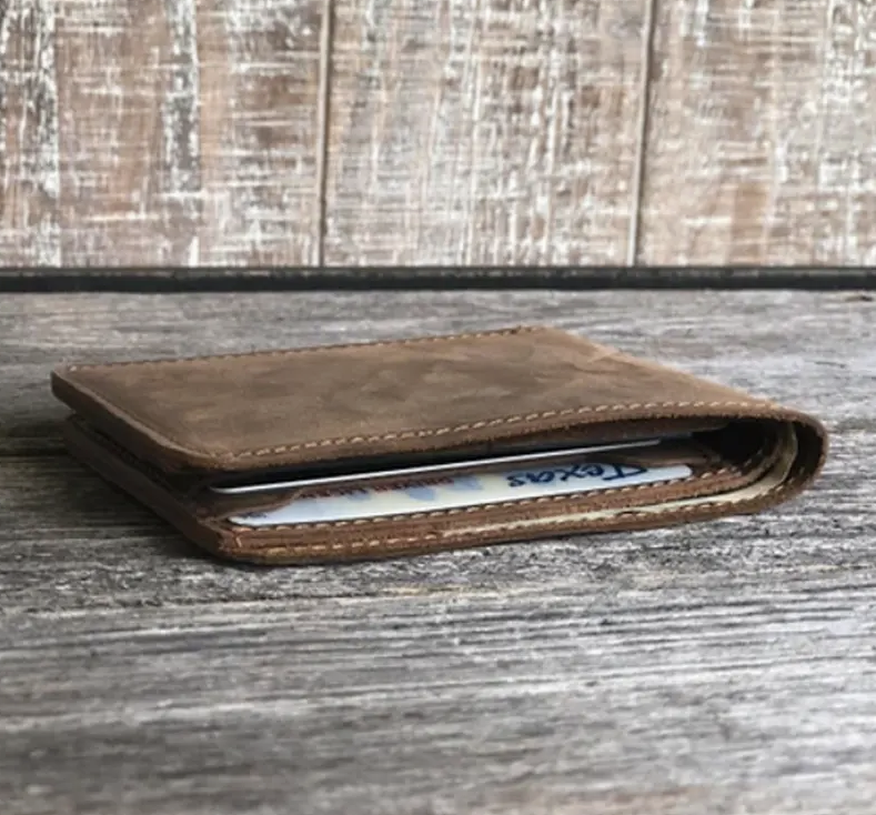 Genuine Leather Bifold Wallet