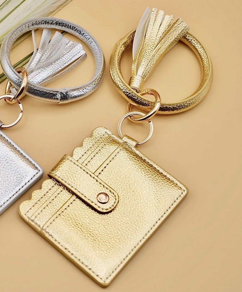 Chic Leather Wristlet Wallet