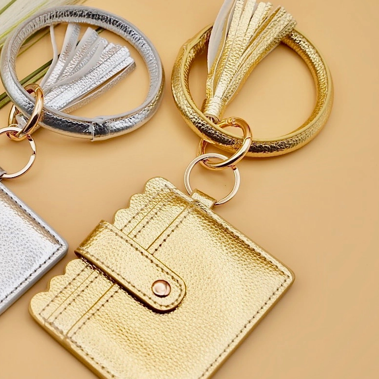 Chic Leather Wristlet Wallet