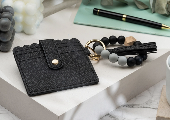 Chic Leather Wristlet Wallet