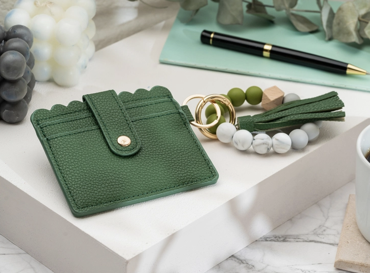 Chic Leather Wristlet Wallet