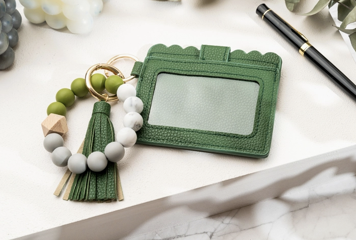 Chic Leather Wristlet Wallet