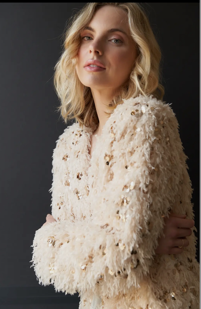 Starry Feather Sweater