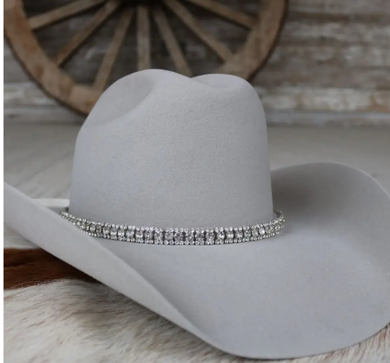 Rhinestone Bling Hat Band