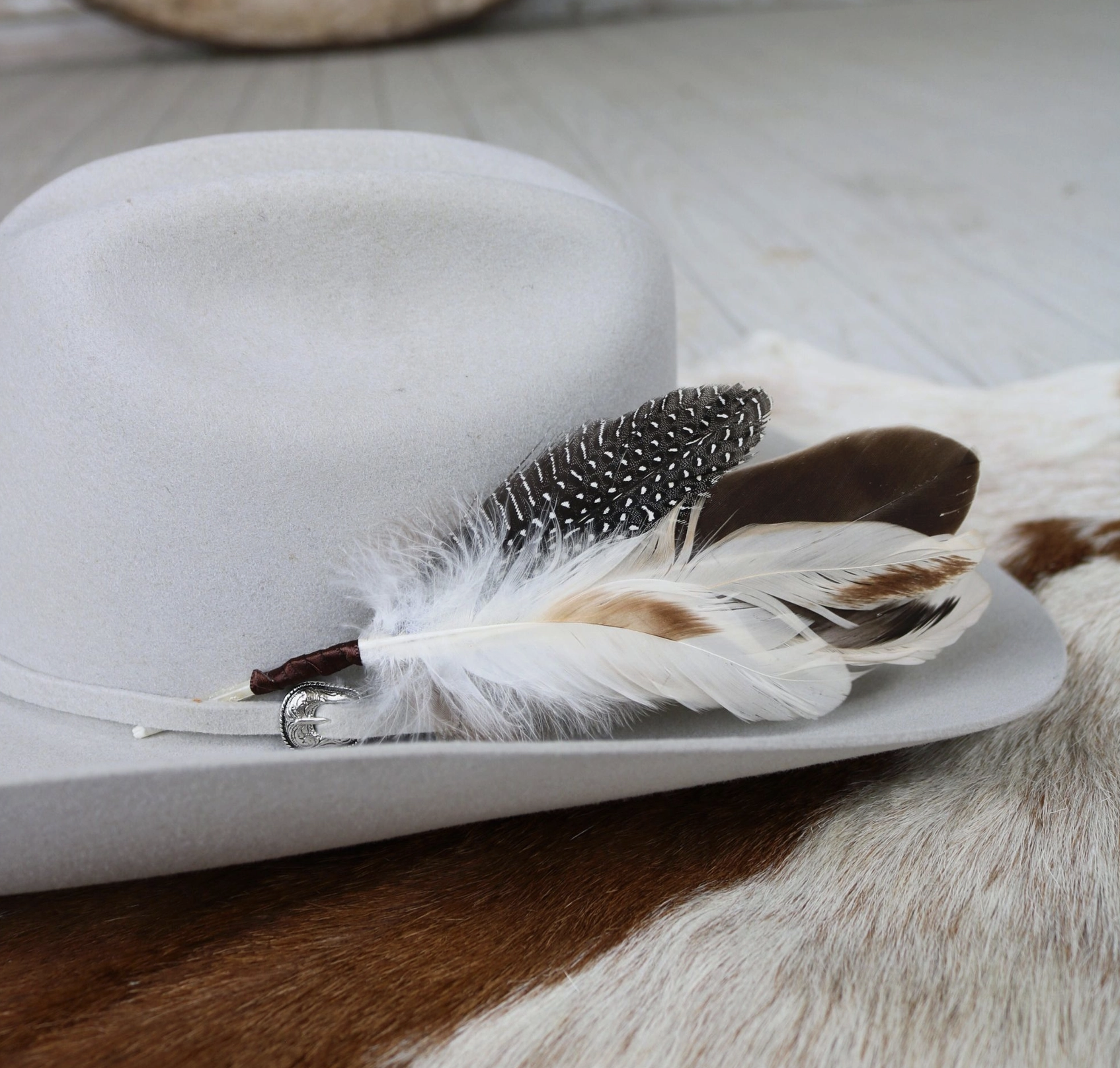 Feather Hat Accent - Cheyenne