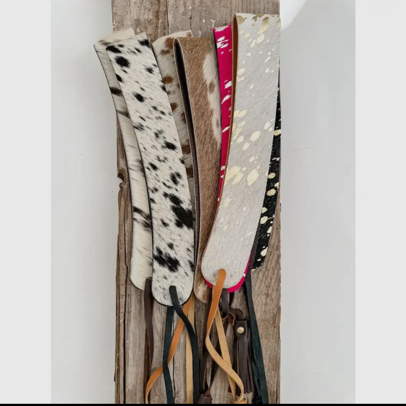 Cowhide Leather Hat Band