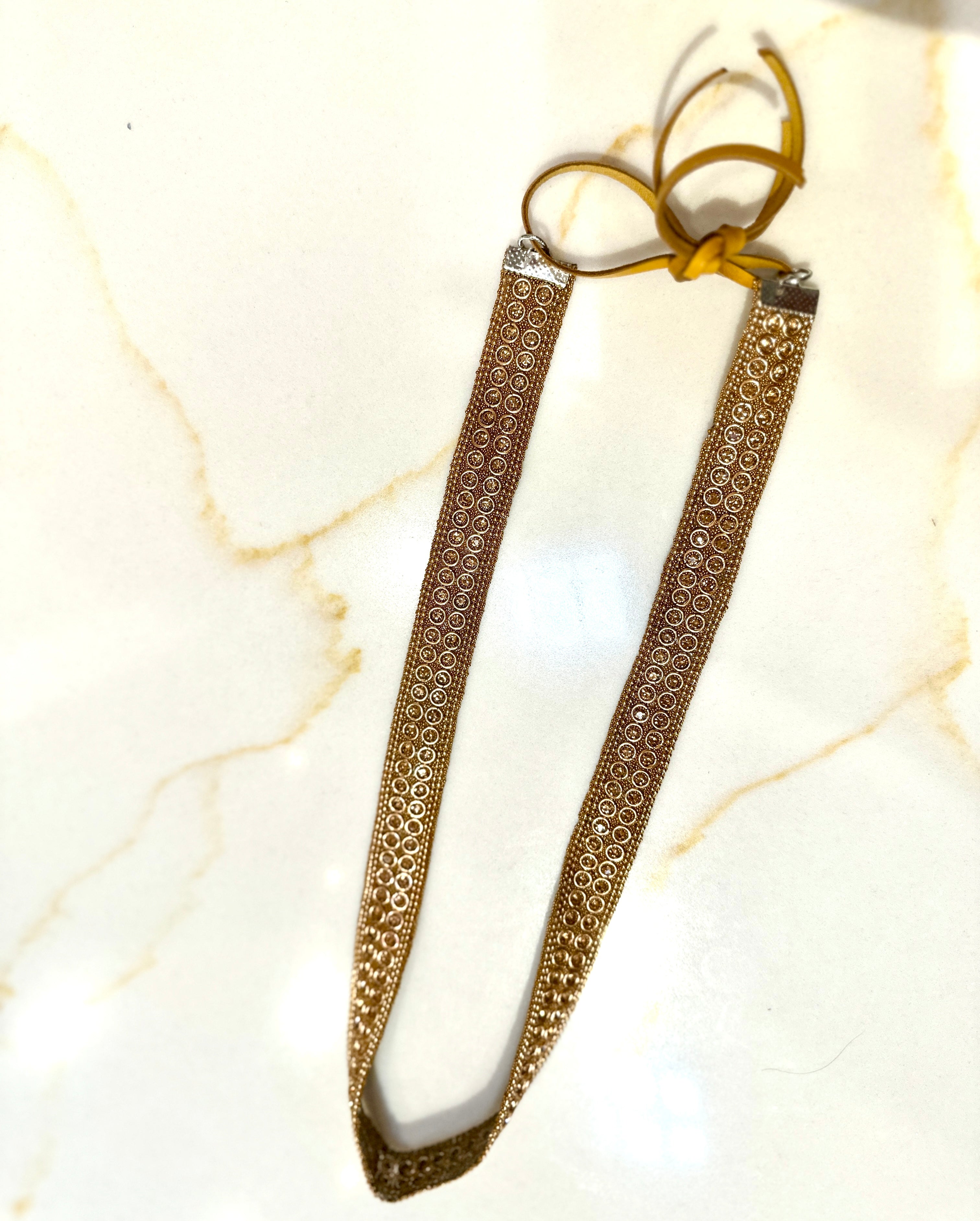 Copper Metallic Hat Band