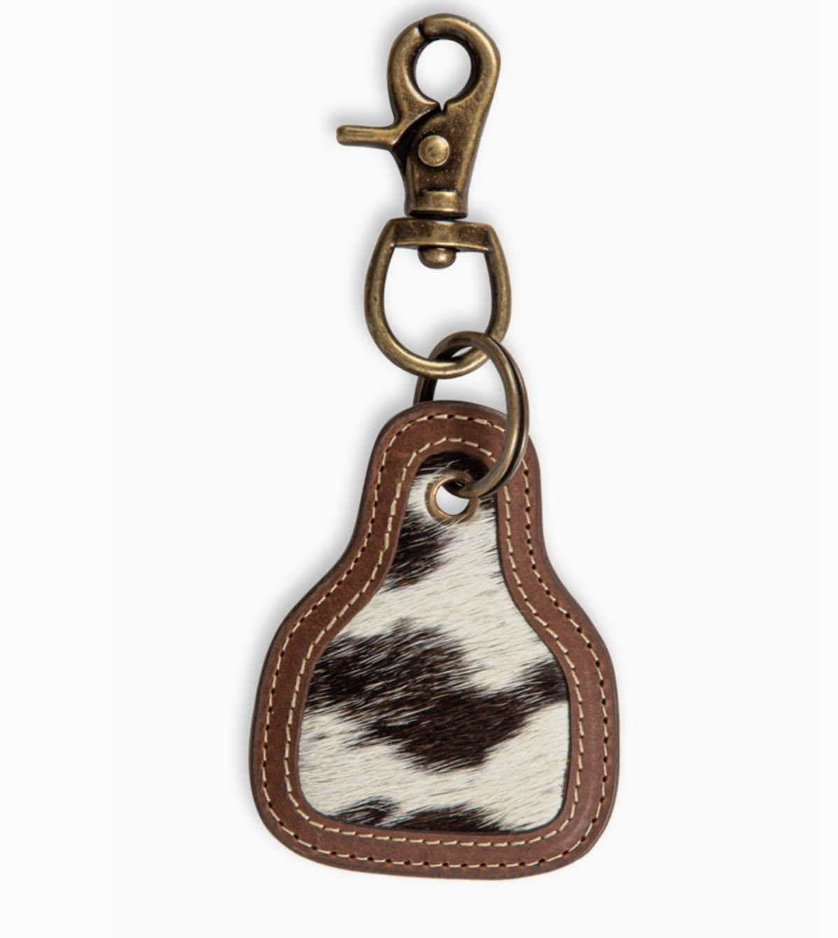 Custom Branded Cowhide Key Fob