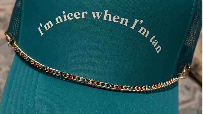 Colordipped Trucker Hat Chain