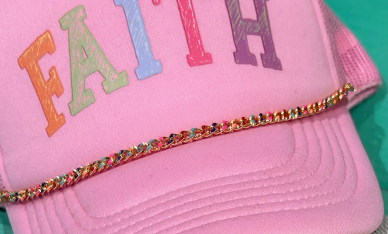 Colordipped Trucker Hat Chain
