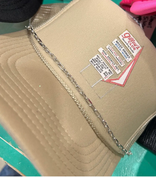 Paperclip Trucker Hat Chain