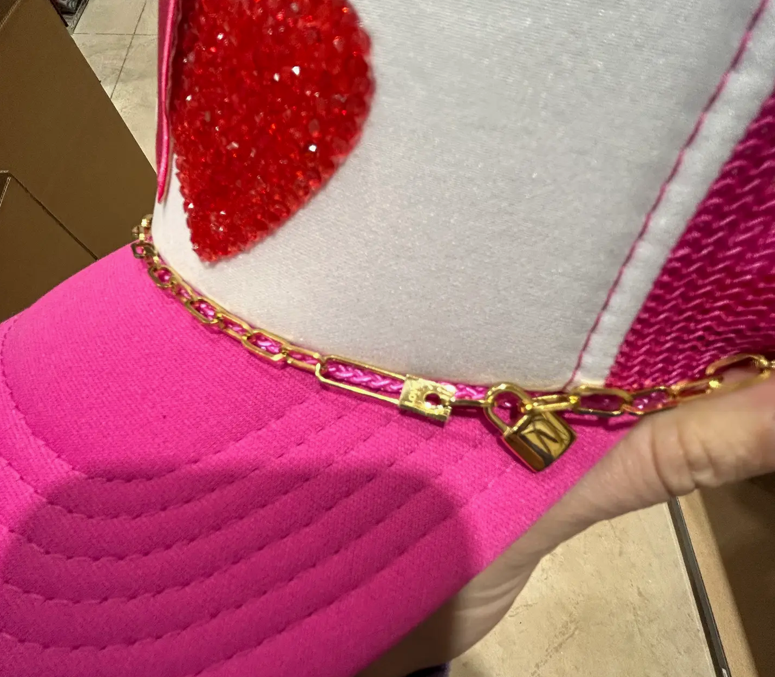 Locket Trucker Hat Chain