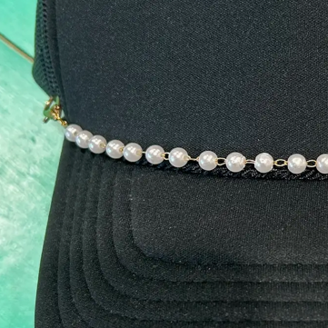 Pearl Hat Chain Trucker