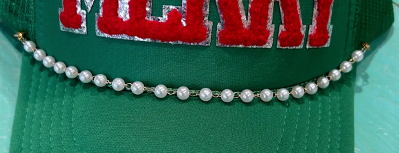 Pearl Hat Chain Trucker