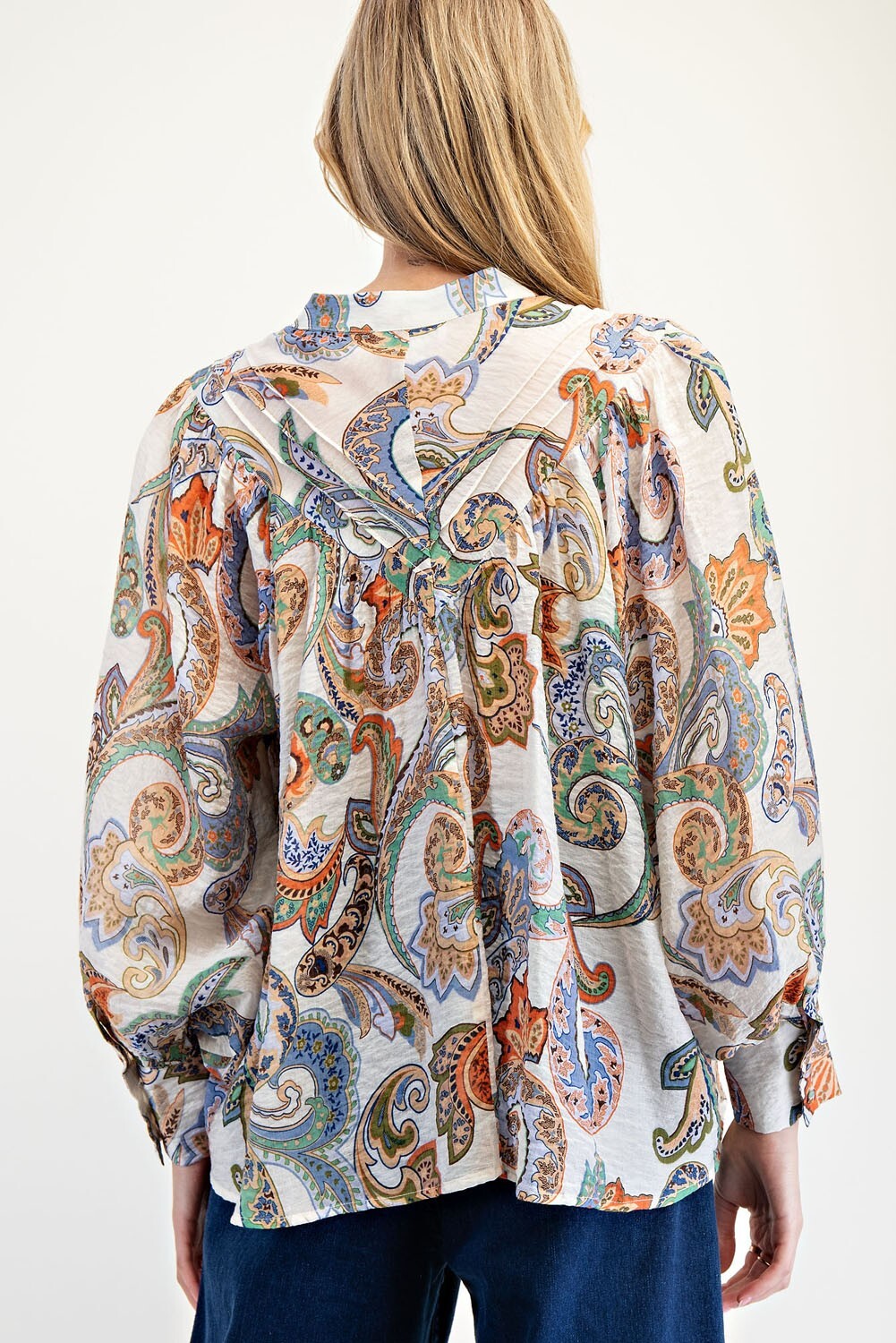 Sierra Paisley Poet Blouse