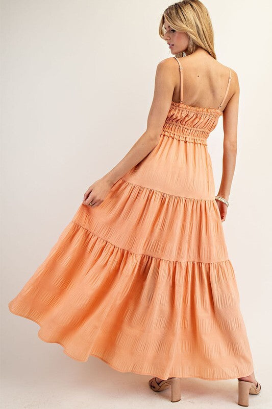 Wild Peach Sundress