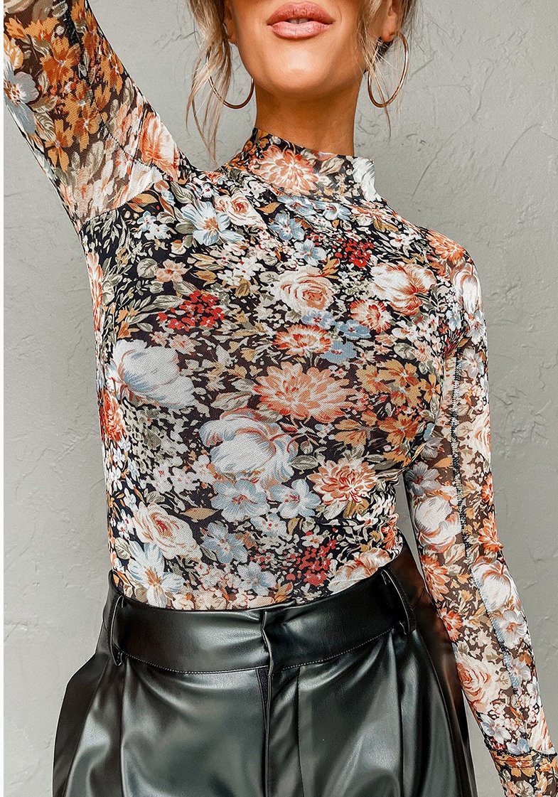 Wildflower Muse Mesh Top
