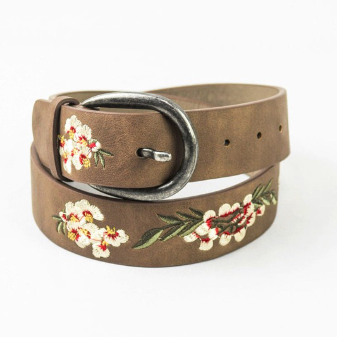 Nomadic Mocha Hibiscus belt