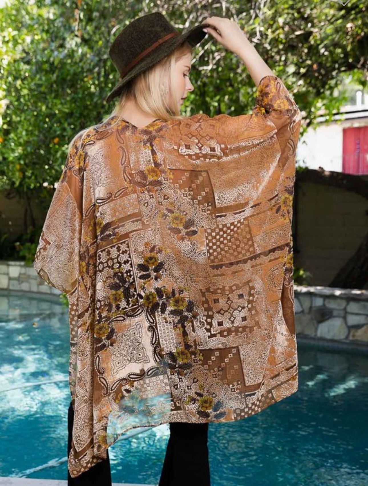 Velvet Paisley Dreams Kimono