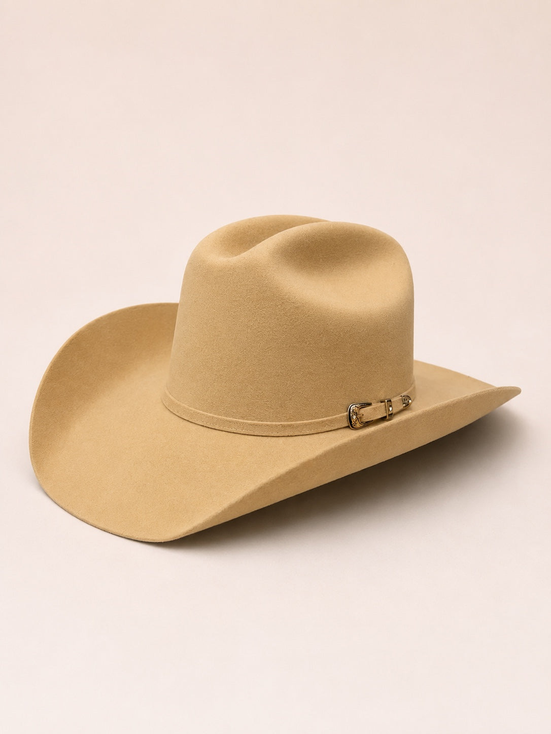 Premium Wool Cattleman Cowboy Hat - Wheat