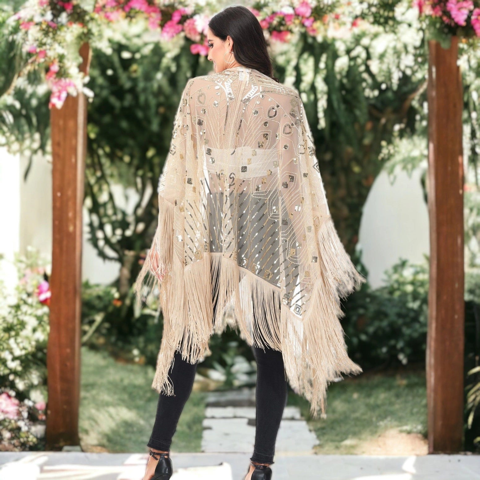Golden Aura Bohemian Kimono