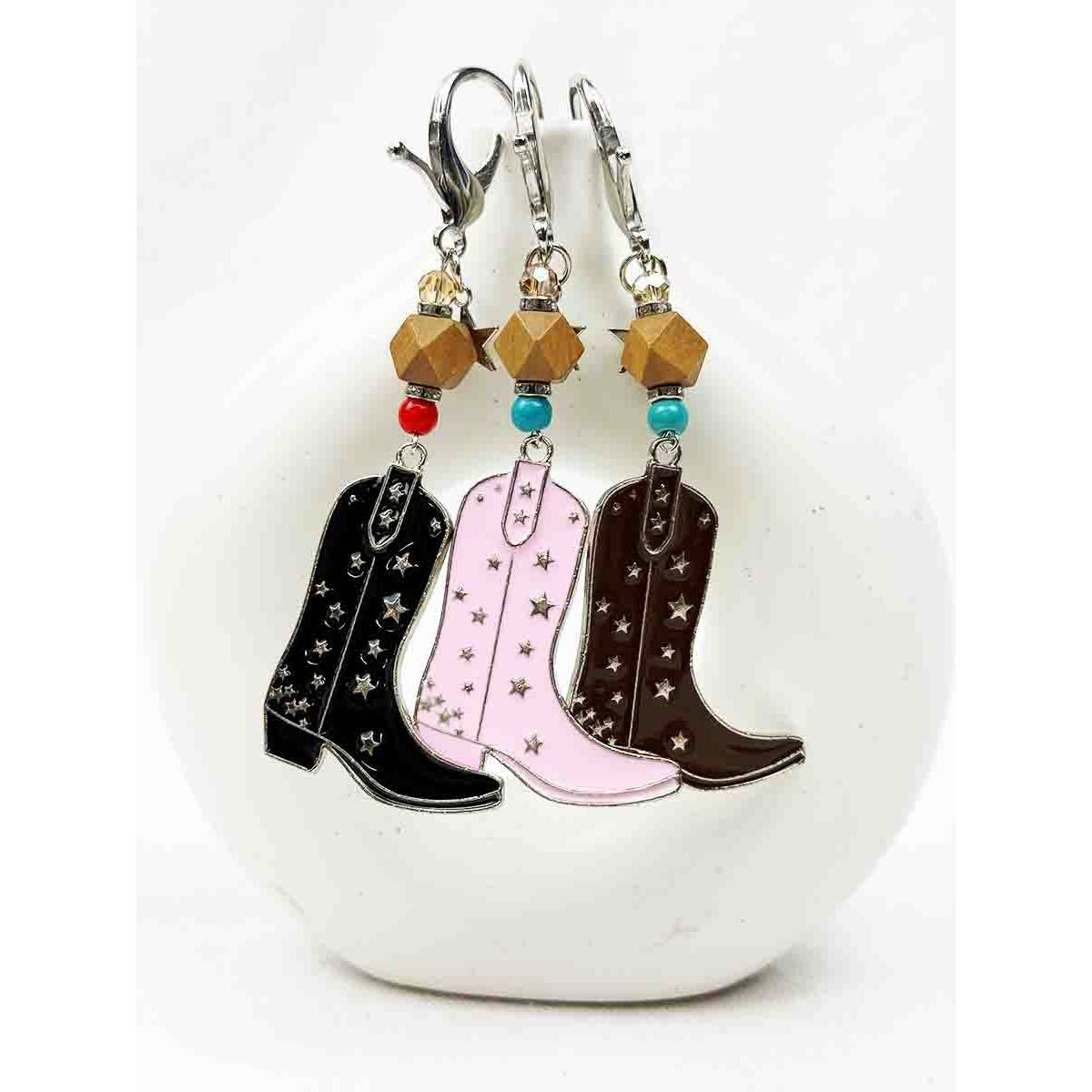Cowboy Boot Keychain | Western Metal Charm Keychain