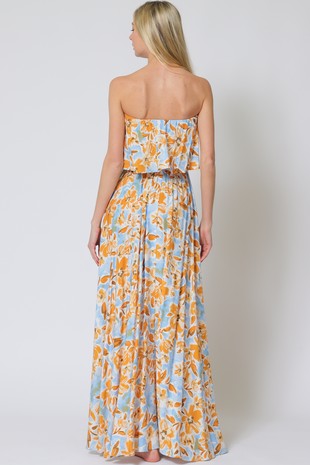 Tube Belted Maxi Dress