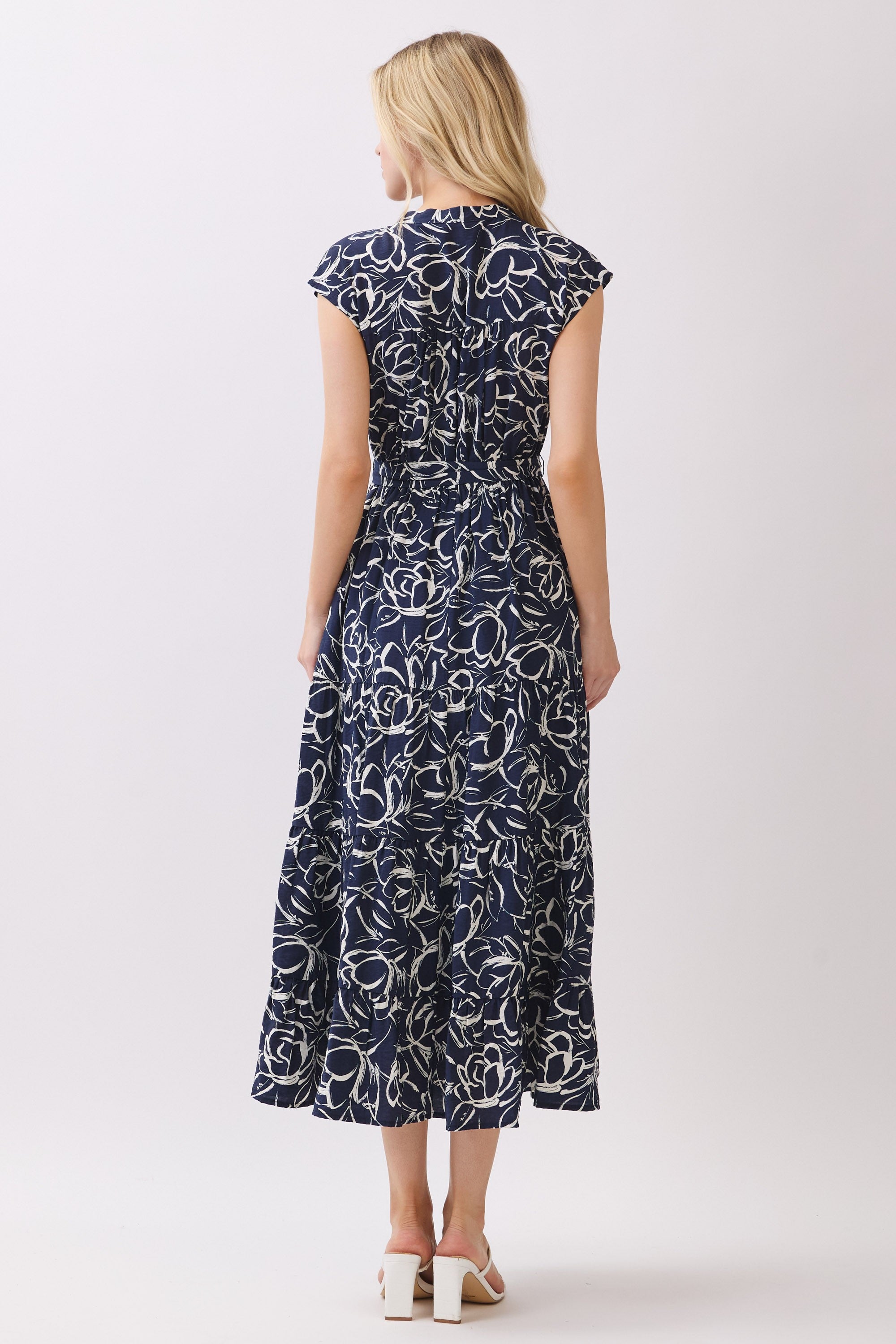 Sleeveless Tiered Maxi Dress