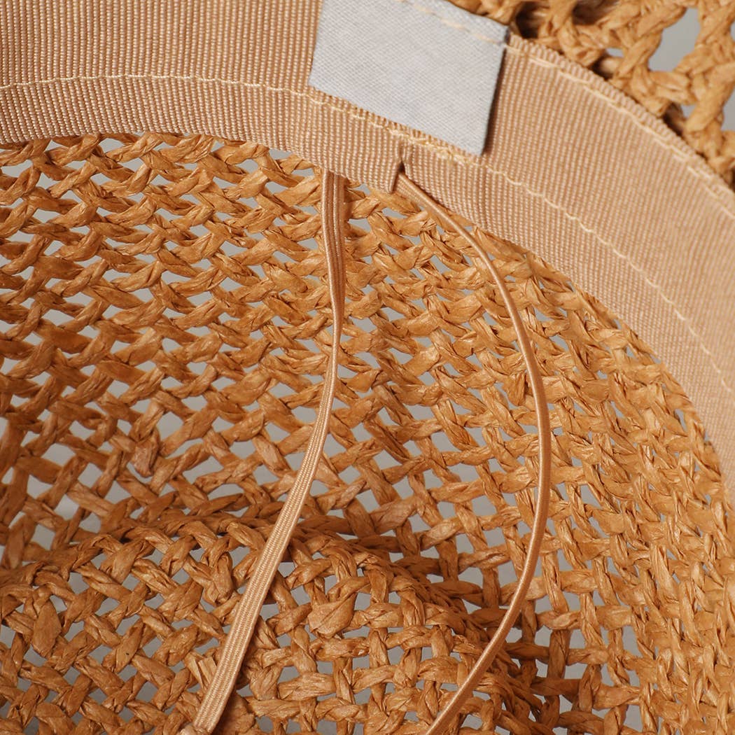 Coastal Paper Straw Cowboy Hat