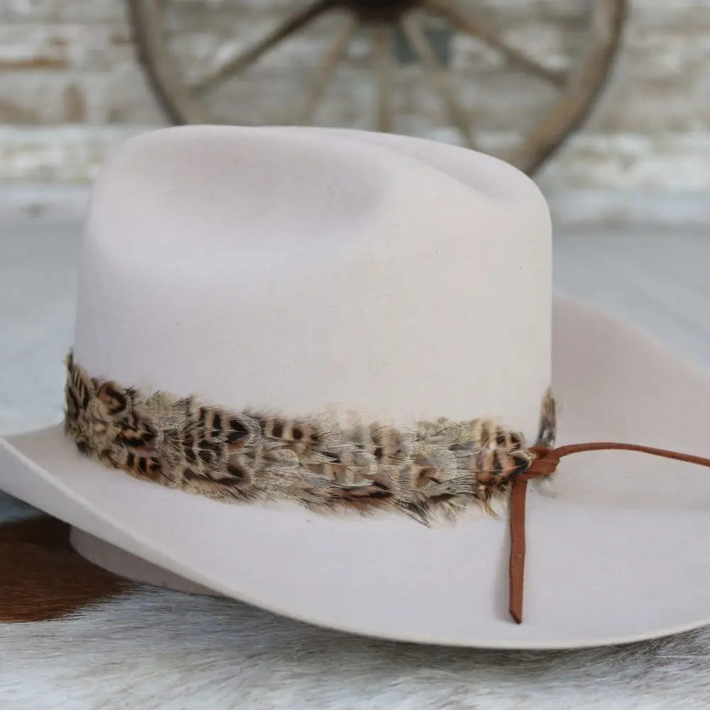 Western Feather Hat Band - Dune