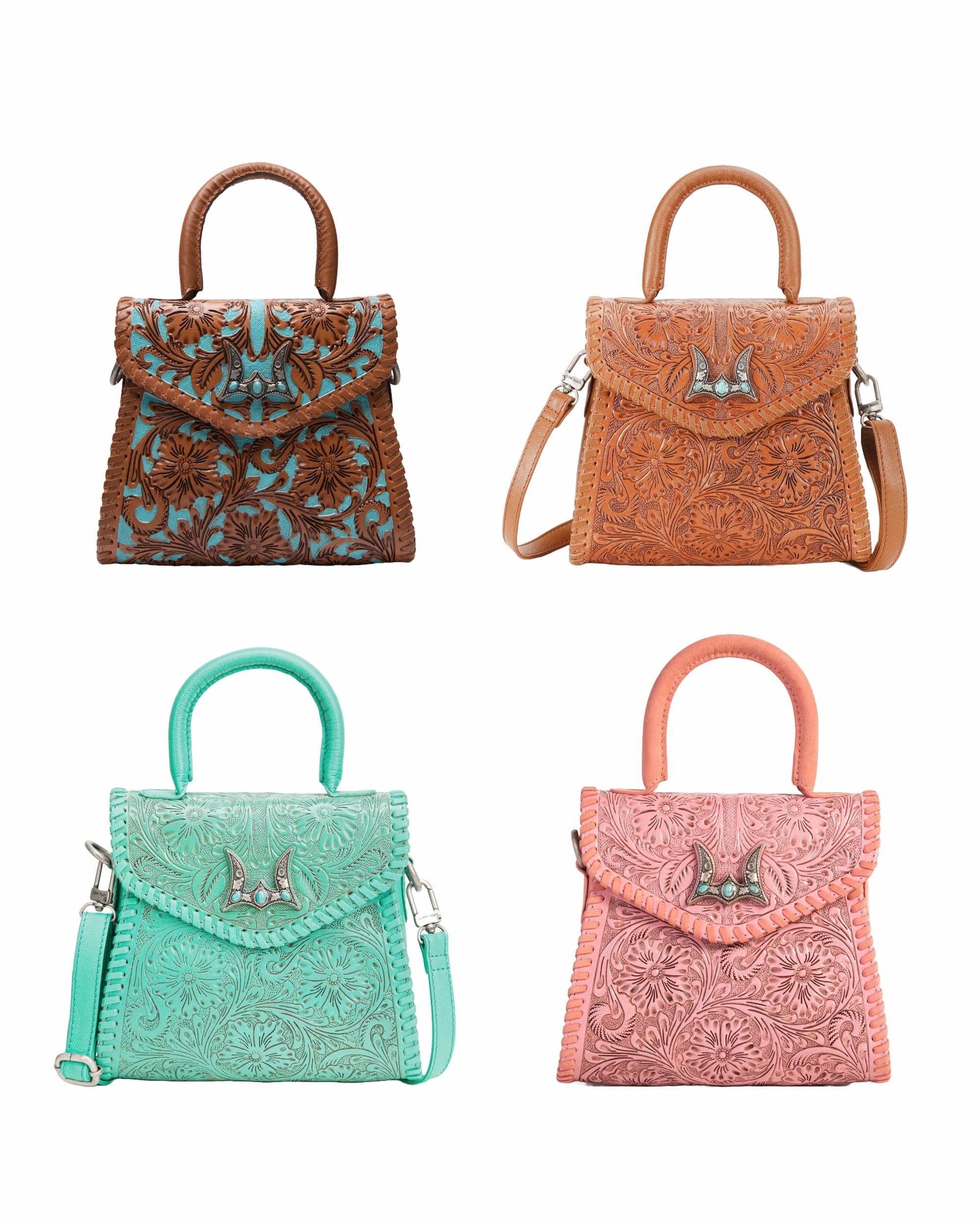 Loyal West Leon Mini Handle Purse - Whiskey & Water