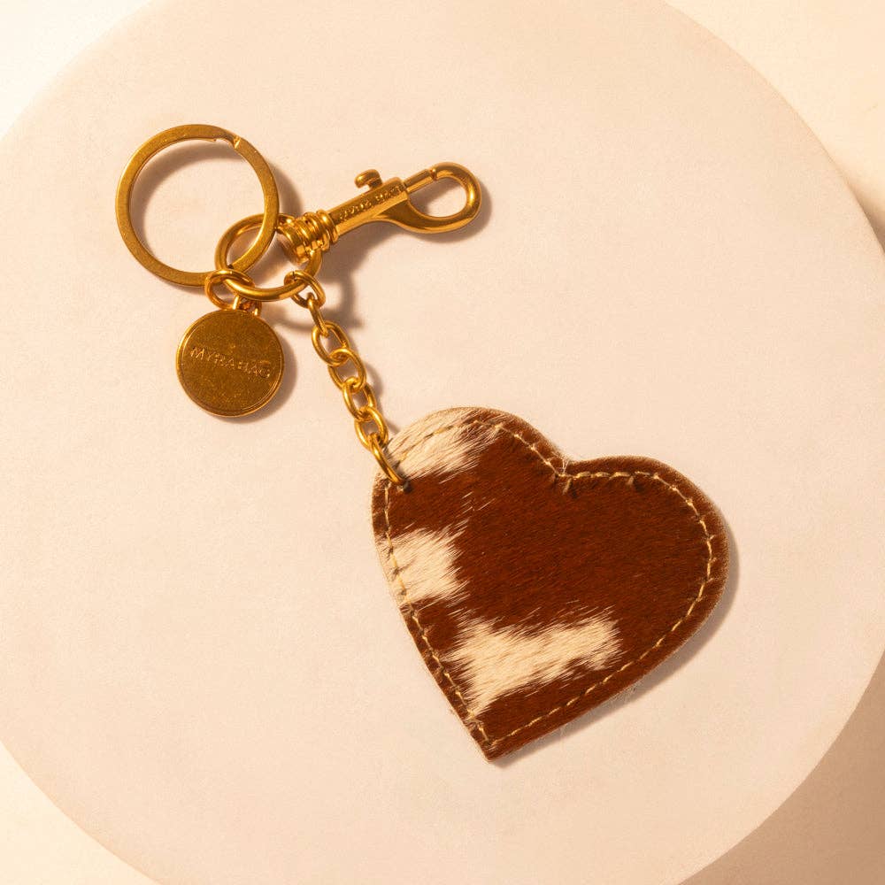 Cocoa Charm Heart Key Fob