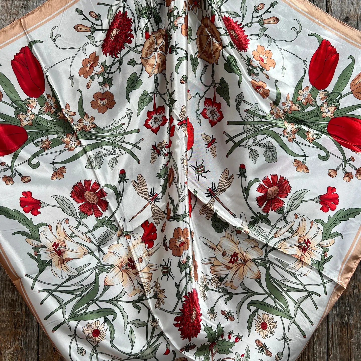 Tulips and Lilies Wild Scarf