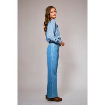 Denim Snap Shirt