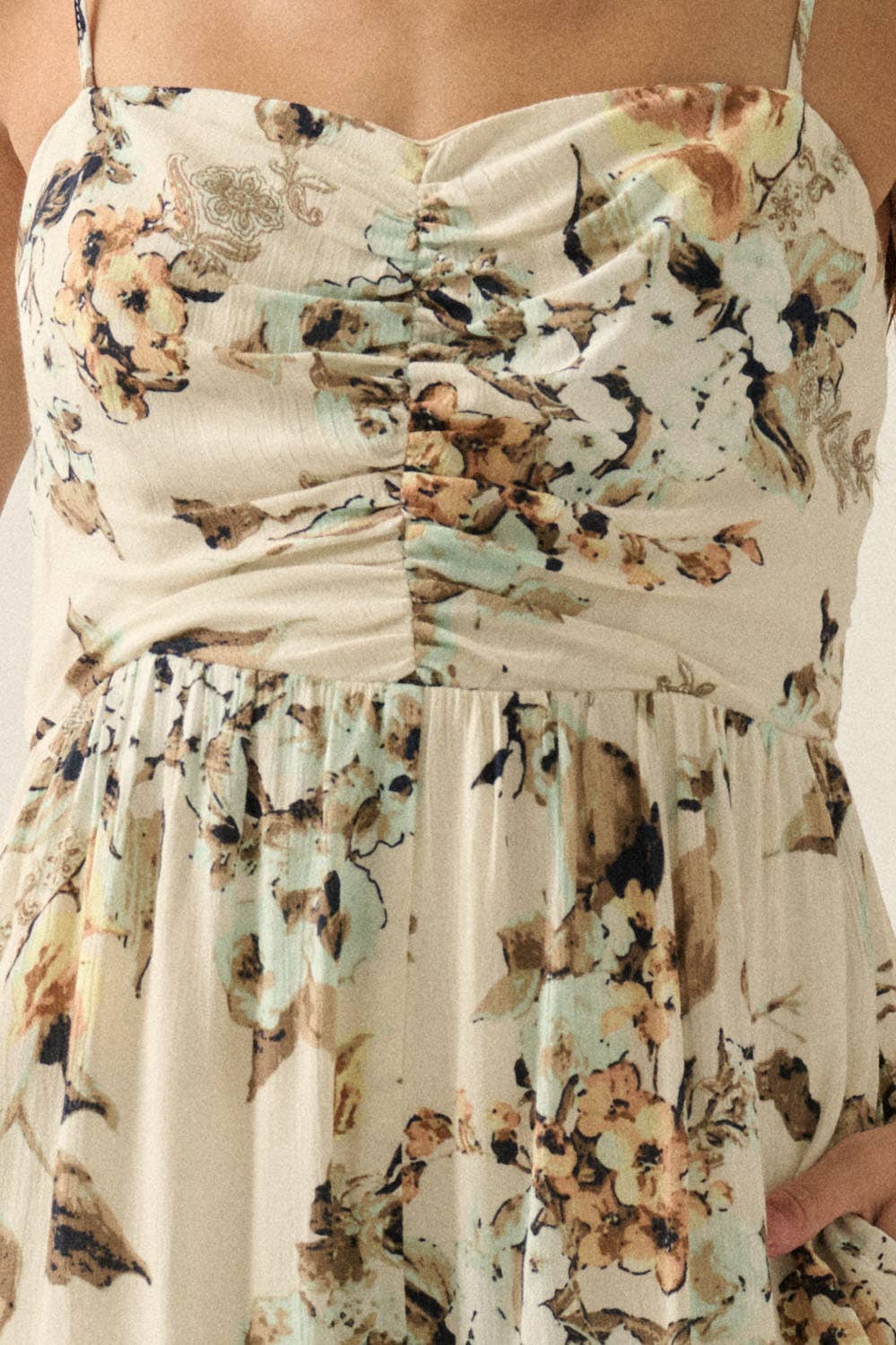 Floral-Print Crepe Wide-Leg Jumpsuit