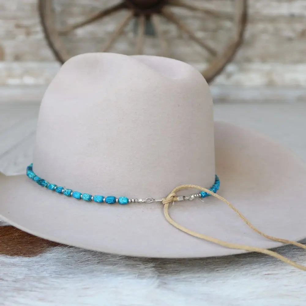 Chunky Stone Hat Band - Rio