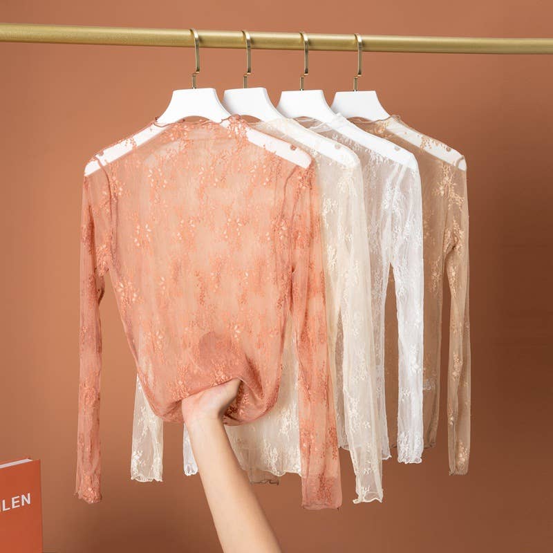 Lace Mesh Tops