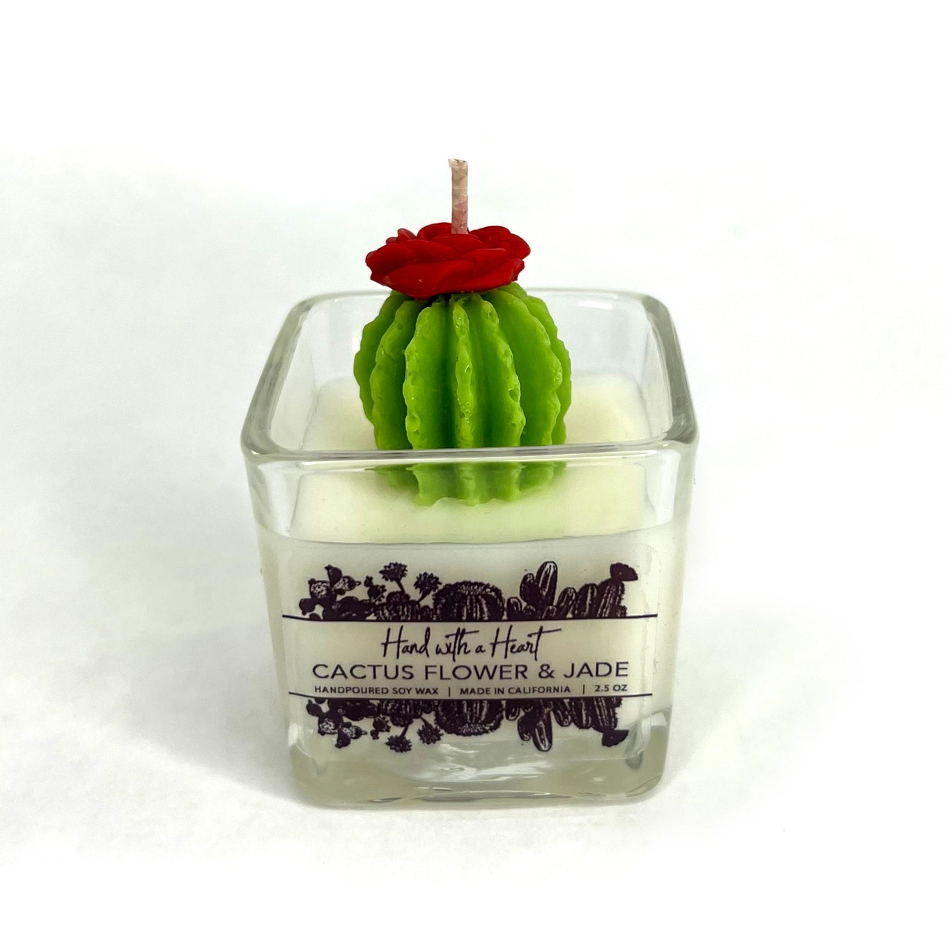 Cactus Flower & Jade Candle