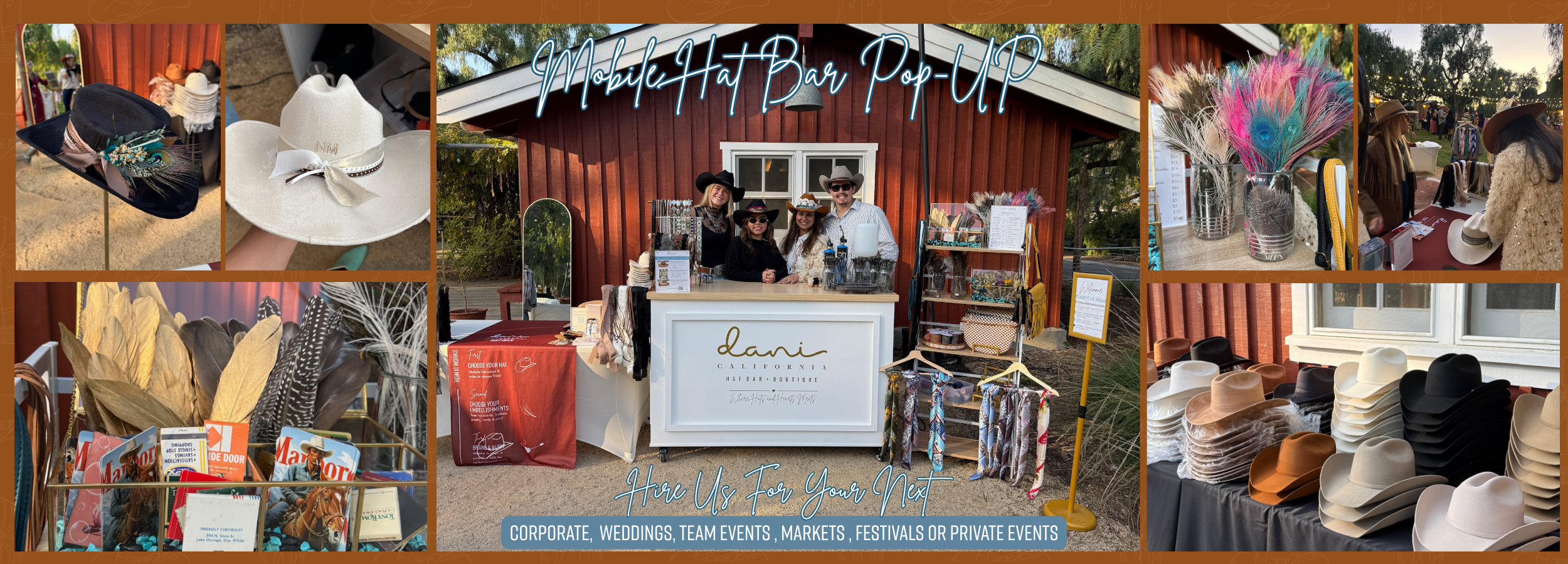 Hire Hat Bar For Your Coporate Event