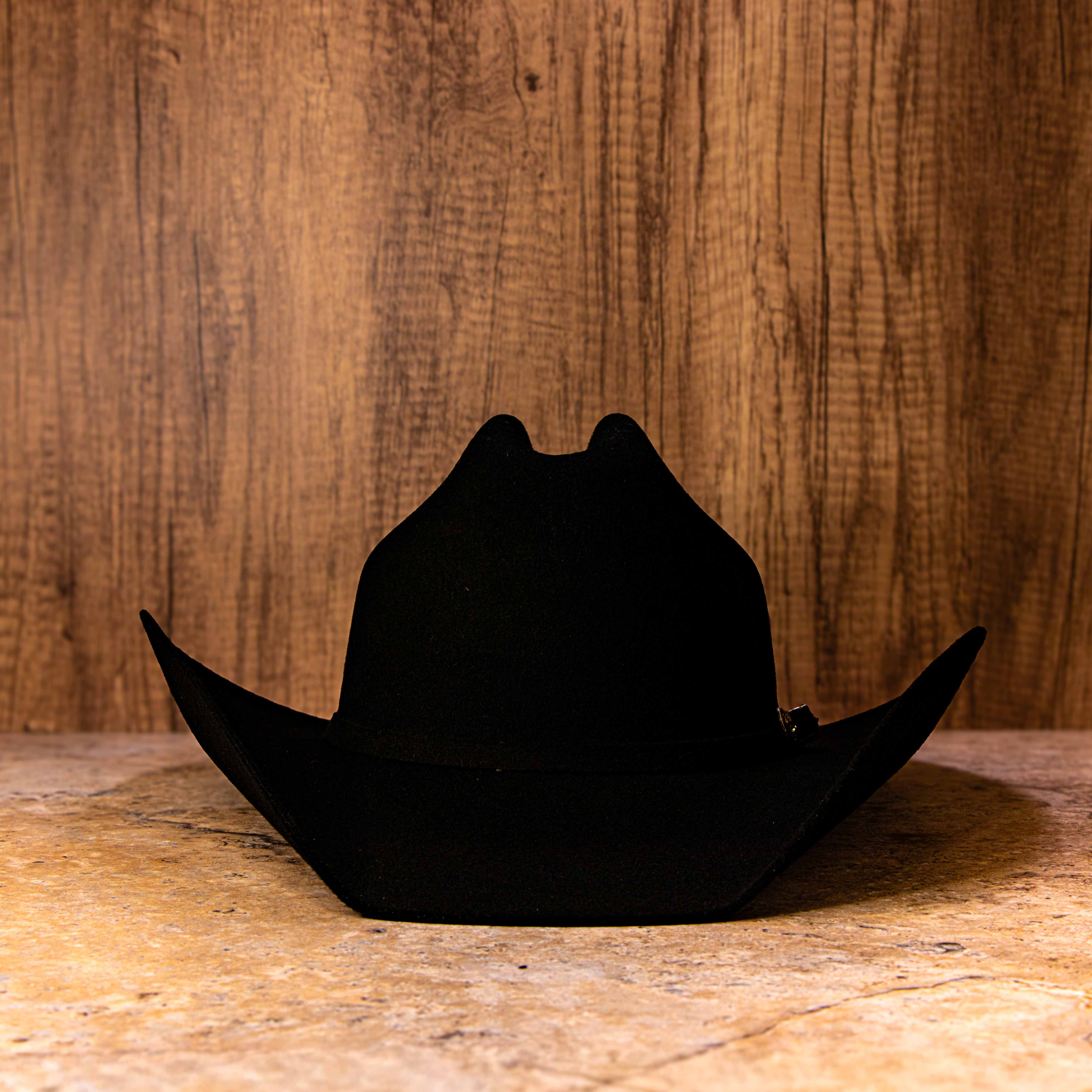 Premium Wool Cattleman Country Hat - Black