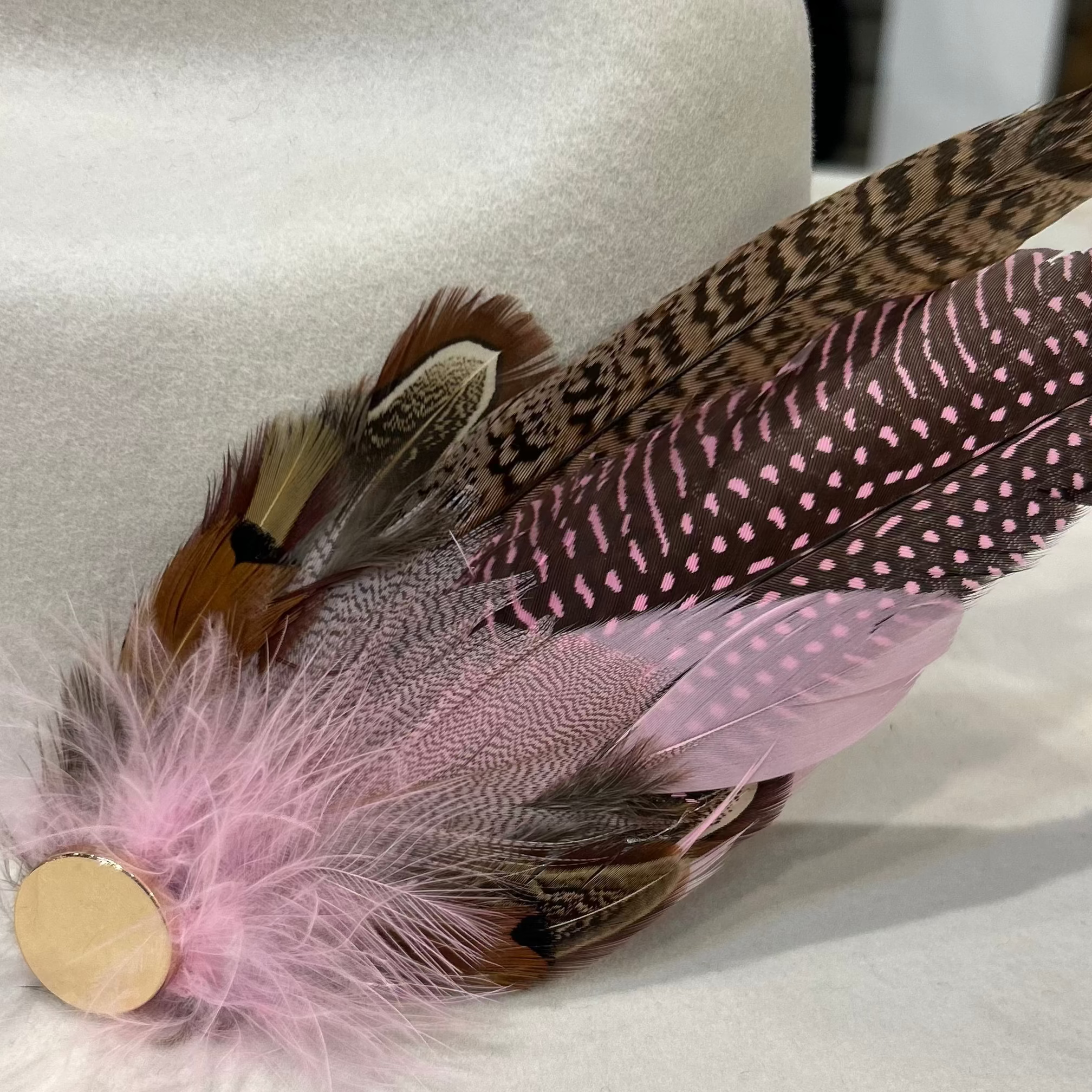 Decorative Side Hat Feathers