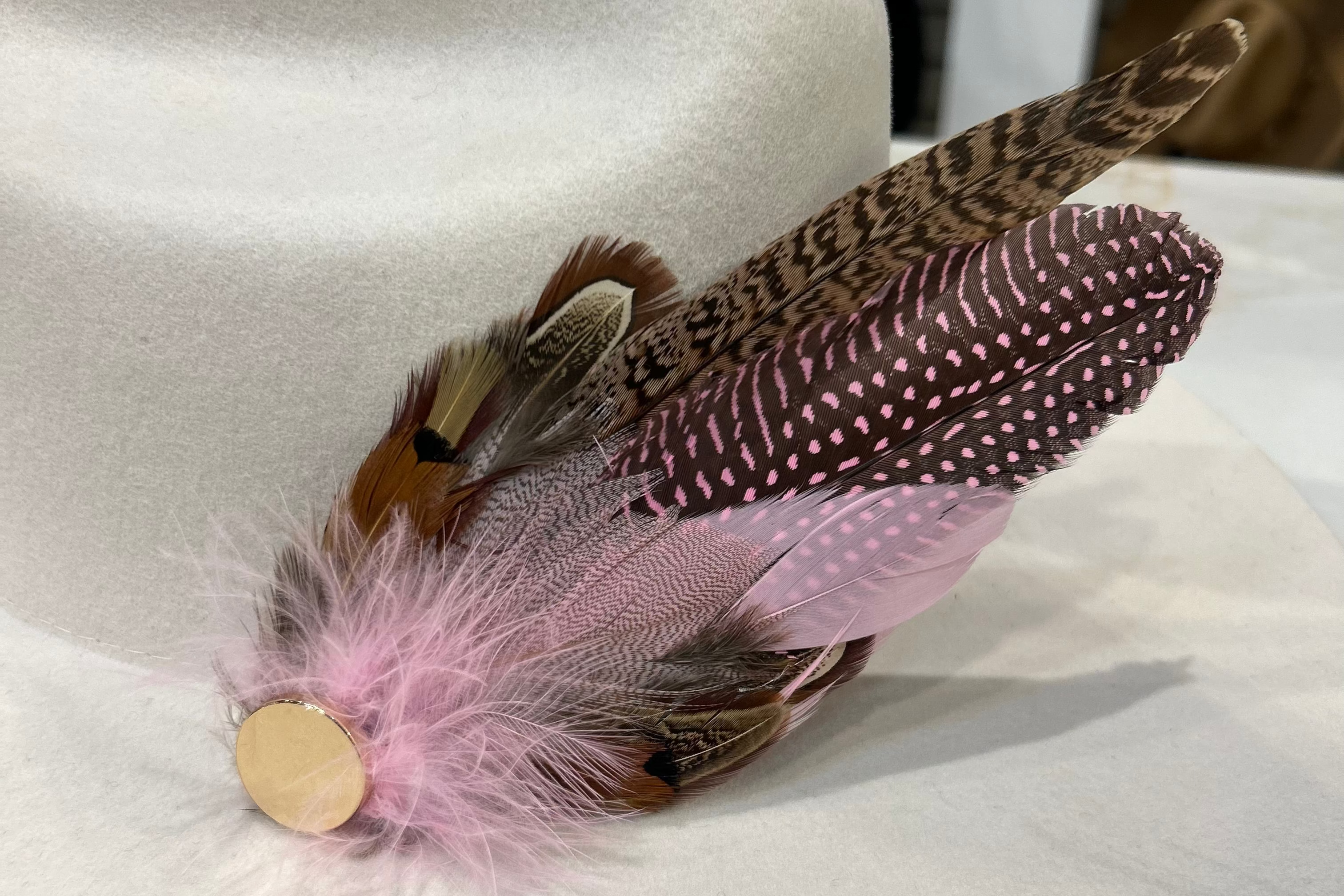 Decorative Side Hat Feathers