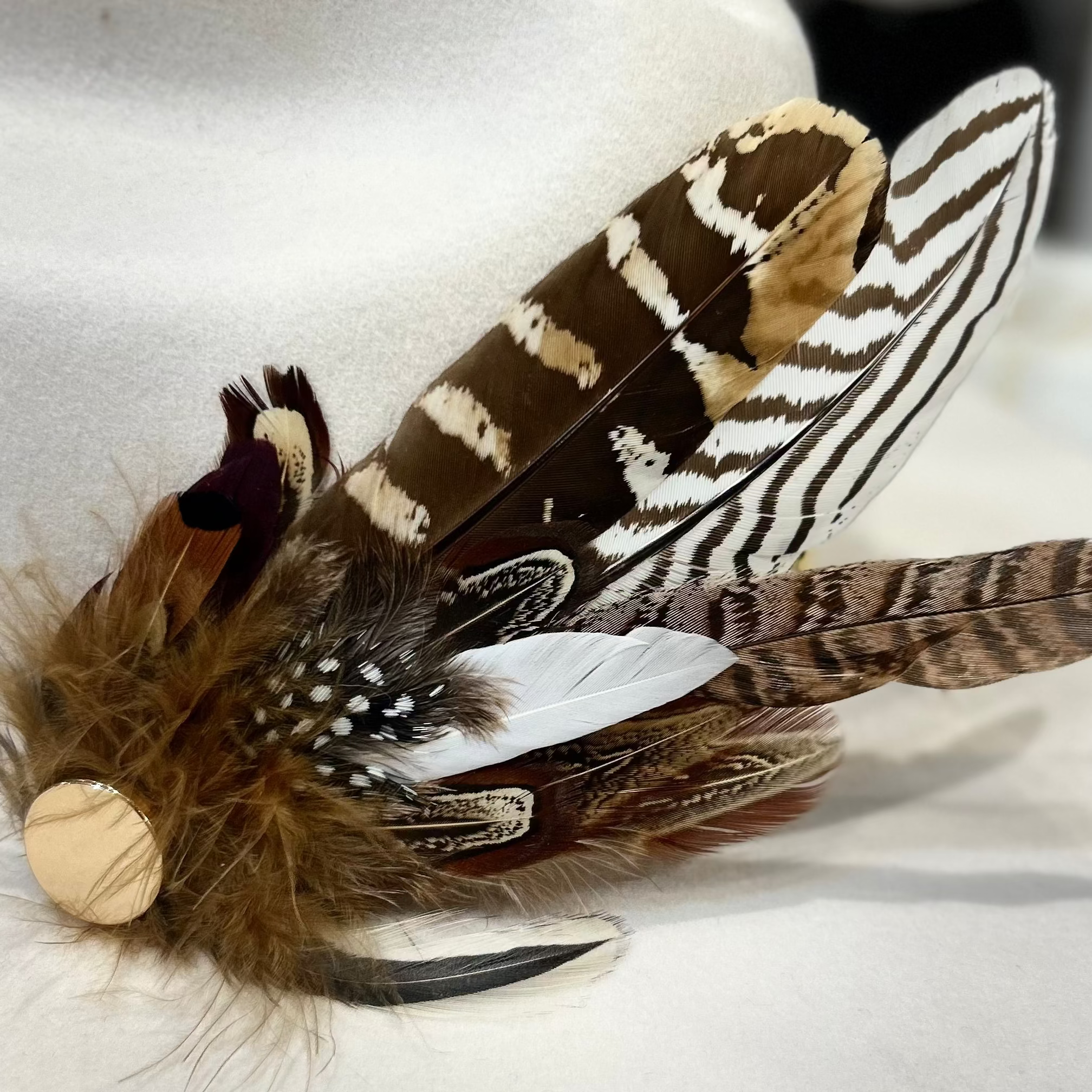Decorative Side Hat Feathers