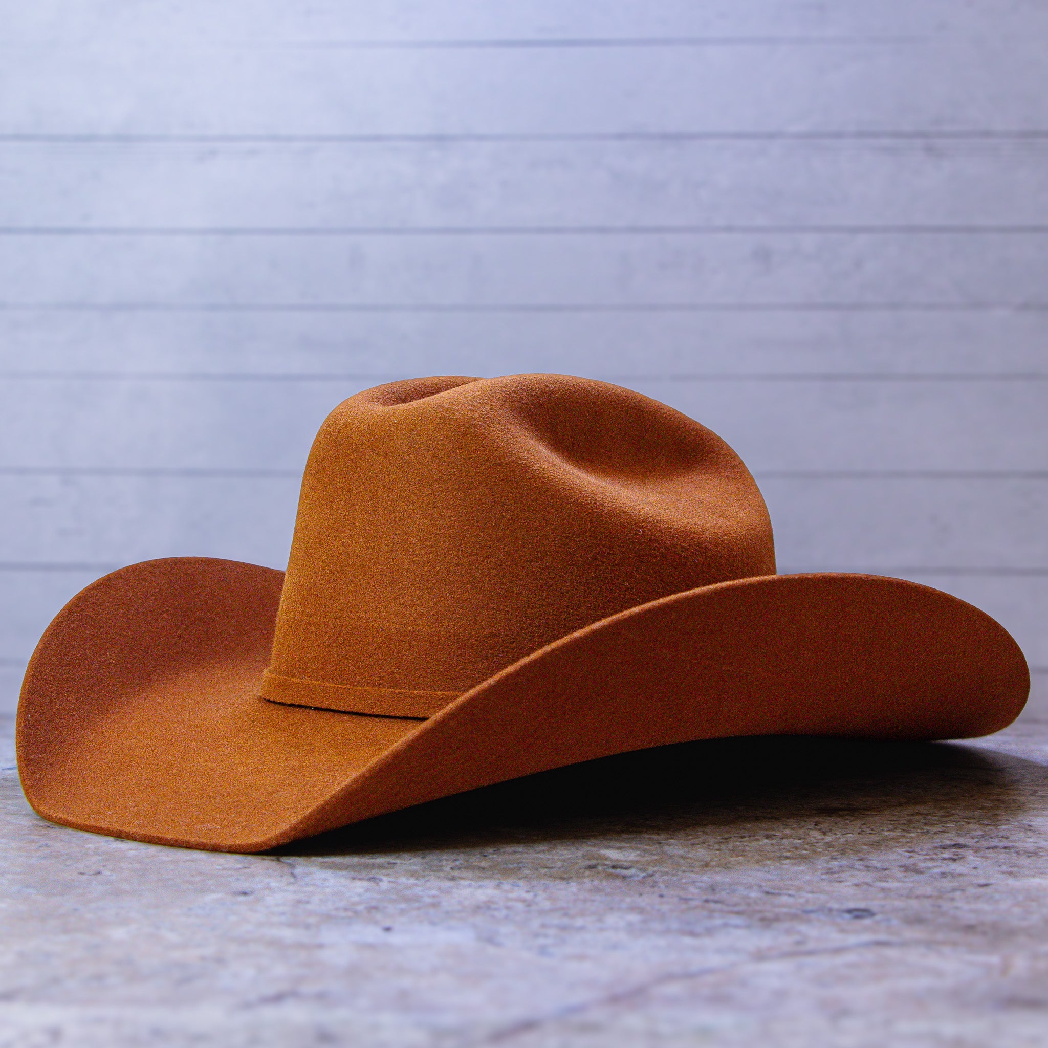 Premium Wool Cattleman Cowboy Hat - Copper