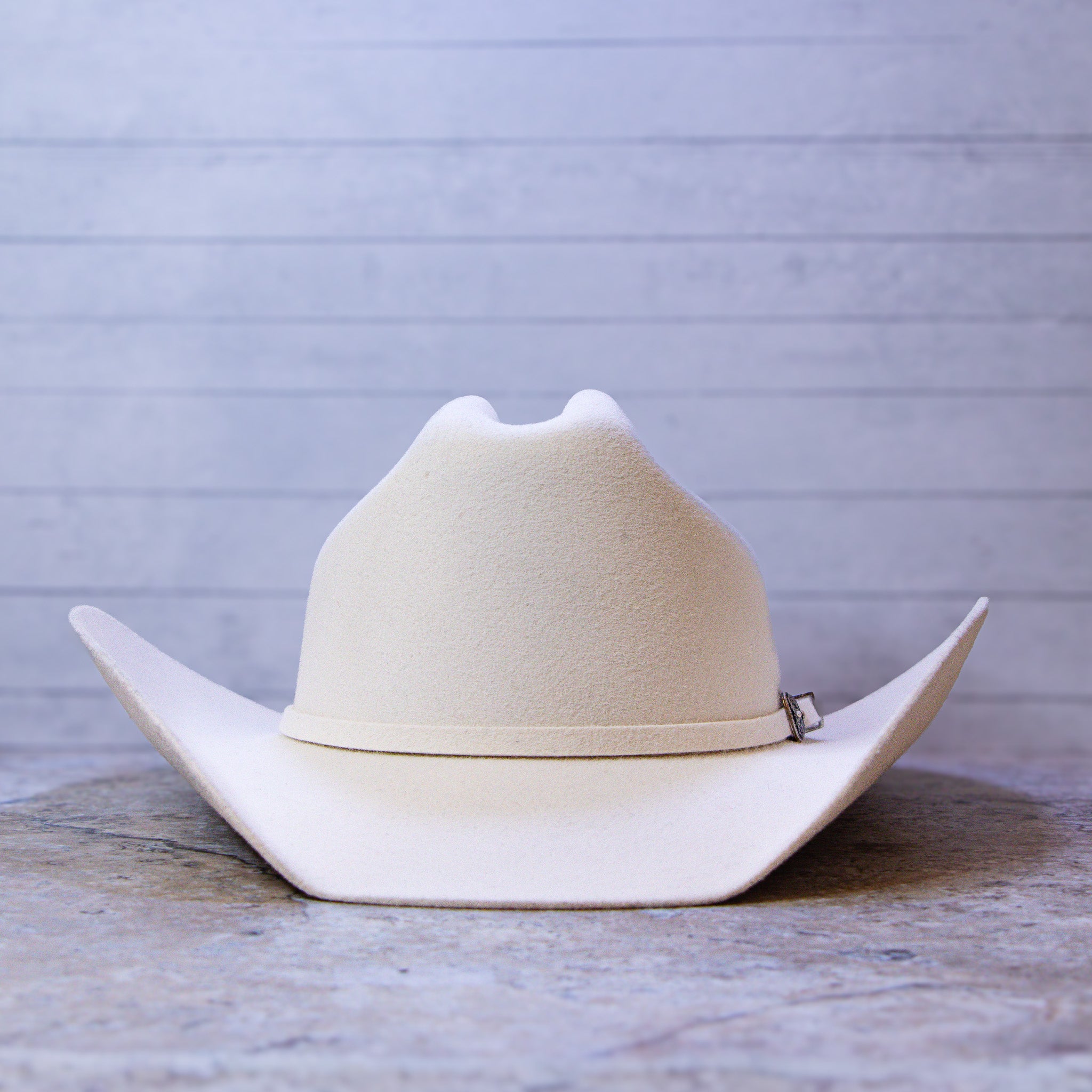 Premium Wool Cattleman Country Hat - Ivory