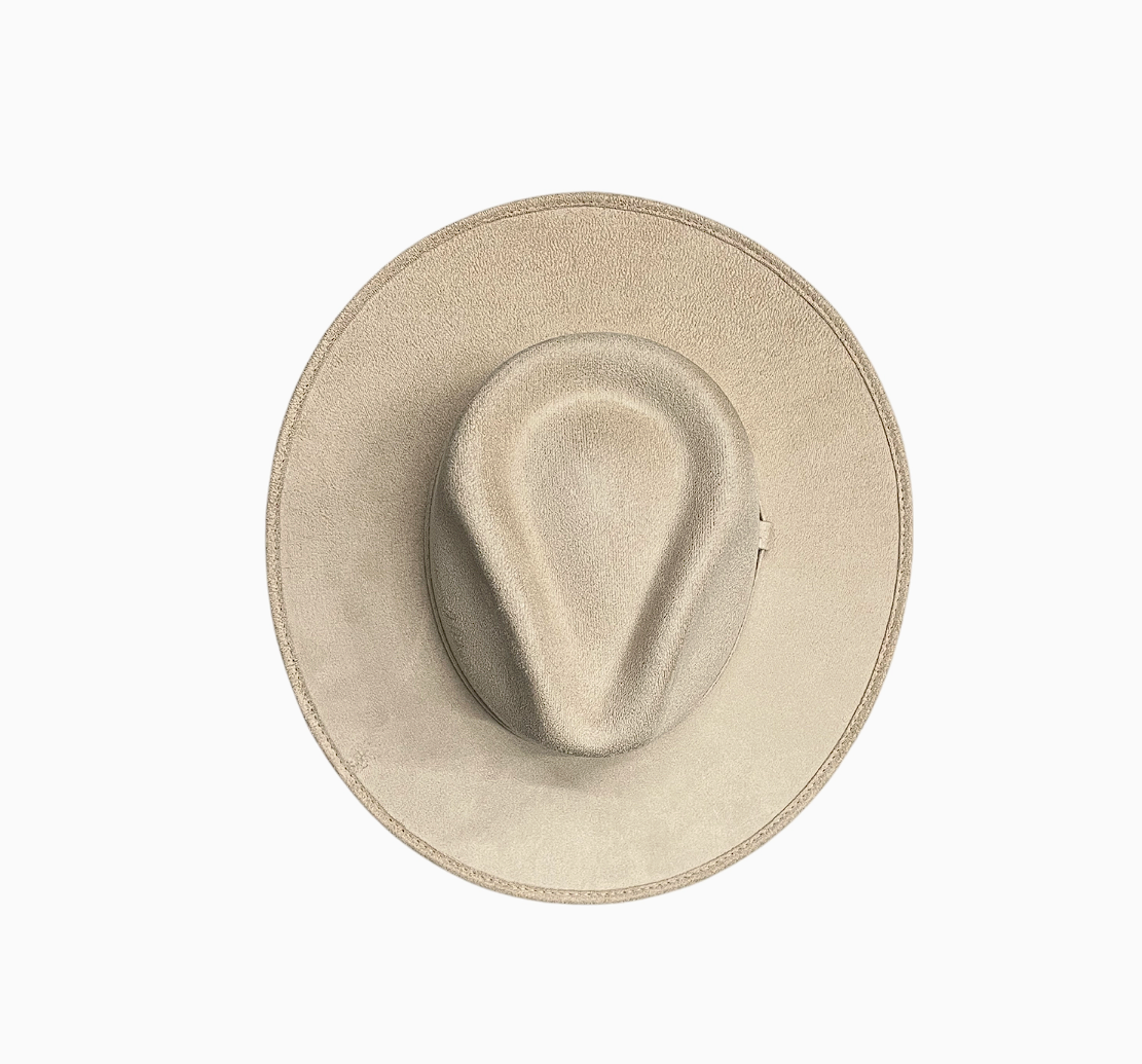 Zenith Vegan Suede Tear Drop Hat