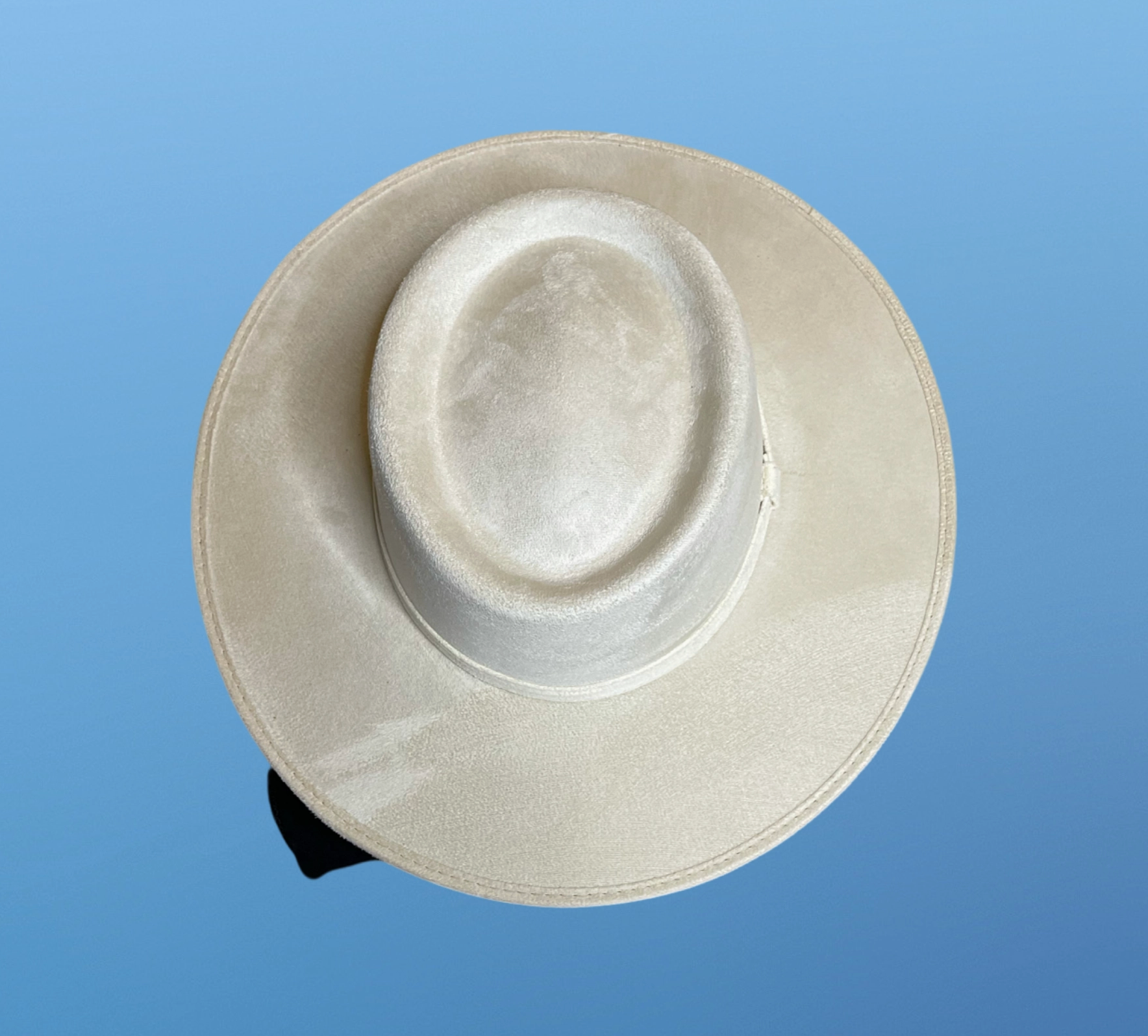 Vegan Suede Crown Top Hats